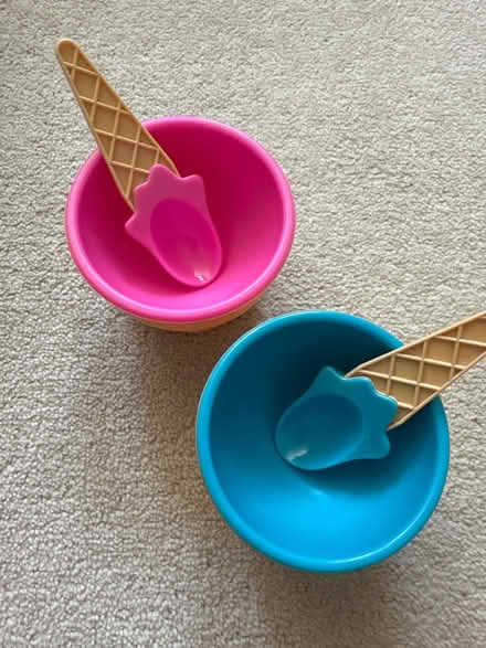 Photo of free Kids Ice Cream Bowls and Spoons (Bradford on Avon - BA15) #2