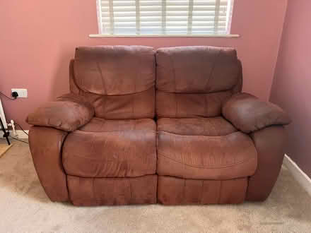 Photo of free 2 seater Recliner sofa (Trowbridge BA14) #1