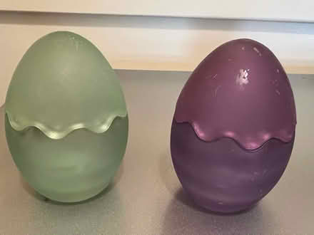 Photo of free Egg shaped votive candleholders (San Jose Burbank Area) #1