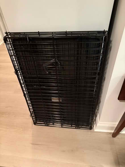 Photo of free Large Folding Metal Dog Crate (North Cleveland Park) #1