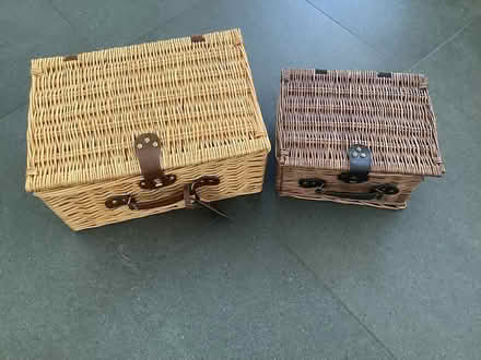 Photo of free 2 Hamper baskets (Wallington near Baldock) #1
