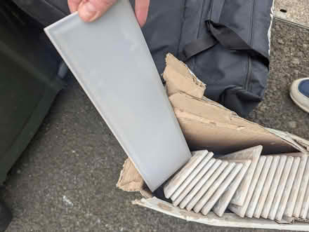 Photo of free Unused gray tiles (Duddingston, EH8) #1