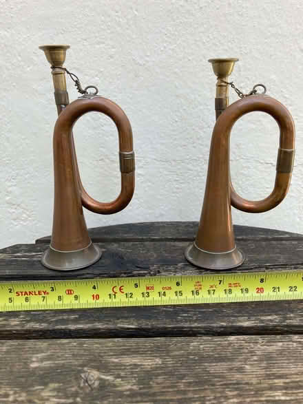 Photo of free Small brass horn ornaments. (Queens Park BH9) #1