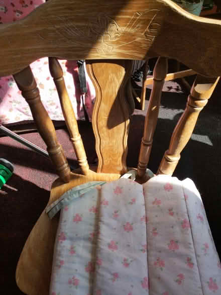 Photo of free 2 solid wooden chairs (E11) #1