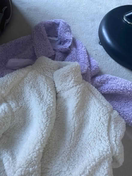 Photo of free 2 ladies fluffy jackets size 12 (Kempshott) #1