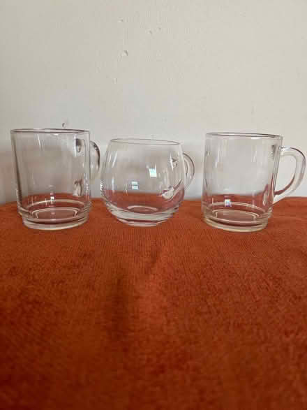 Photo of free Small clear glass mugs (Central Derby DE1) #1