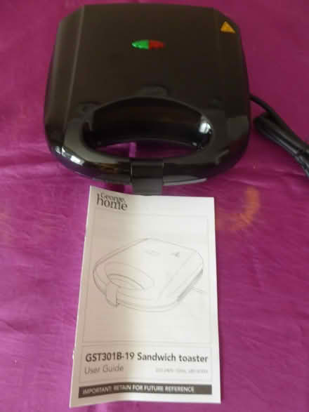 Photo of free House Clearance George Sandwich Toaster GST301B-19 Black (Birchwood LN6) #1