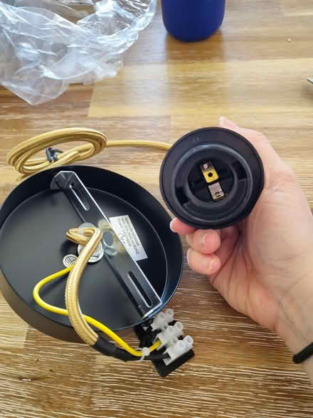 Photo of free Ceiling light cables (3) (W3 7DY) #3