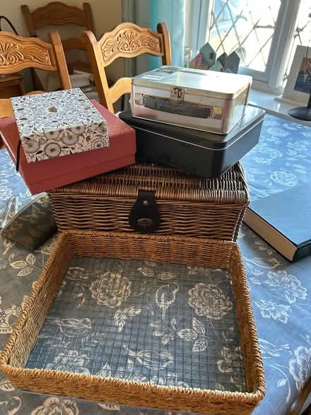 Photo of free Collection of boxes and hamper (RG4) #1