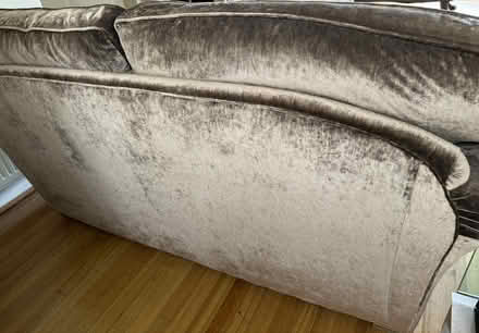 Photo of free large 2 seater brown sofa (Bromley) #4