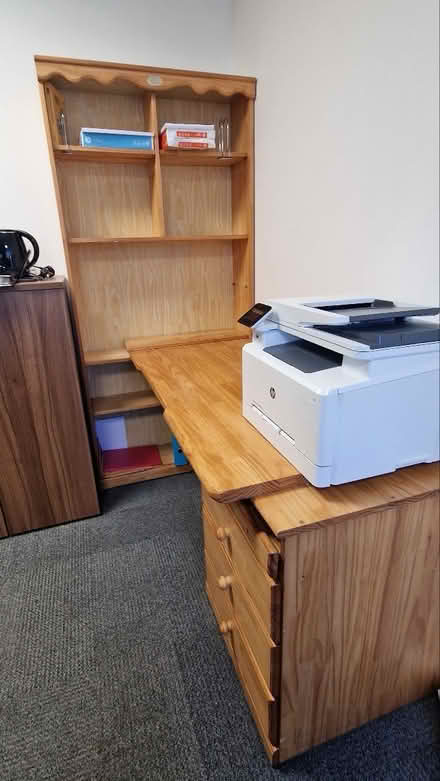 Photo of free Desk+shelf, drawer set (KT3) #2