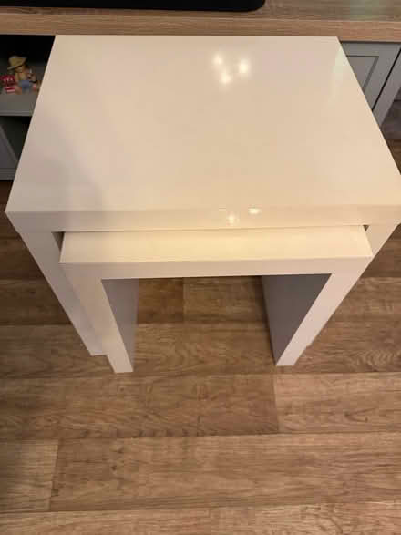 Photo of free White nest of tables (Orpington) #1
