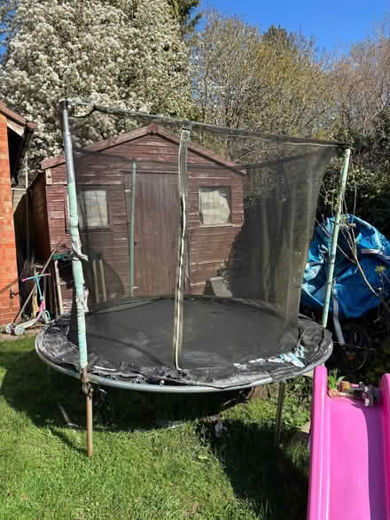 Photo of free 8ft Plum Trampoline (Shenley Brook End MK5) #1