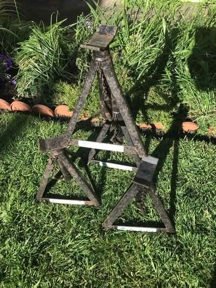 Photo of free Set of 4 axle stands (Wallasey CH44) #1