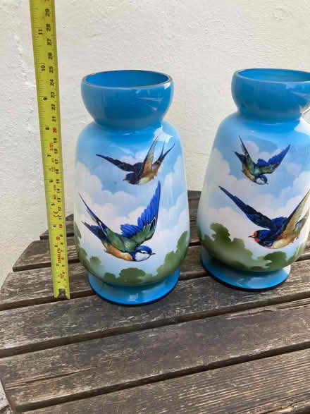 Photo of free A pair of swallow pattern vases. (Queens Park BH9) #2