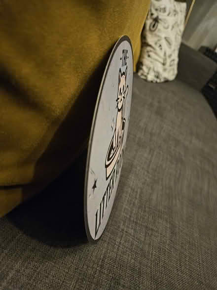 Photo of free Litter room metal wall sign (SW2 5EU) #2