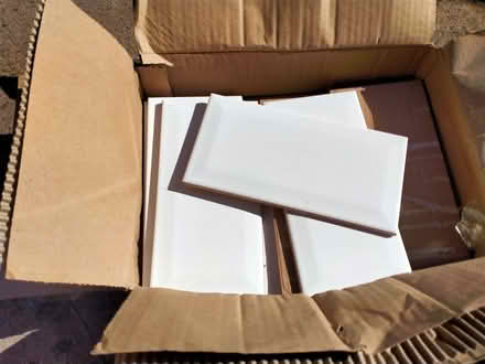 Photo of free White wall tiles x 15 (Penrith CA11) #1