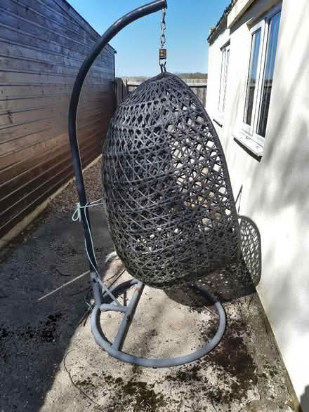 Photo of free Outdoor suspended egg chair (Yaxley) #1