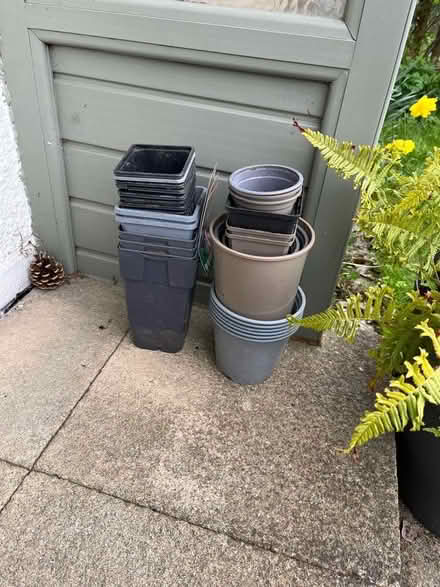 Photo of free Plastic plant pots (Prestonfield EH16) #1