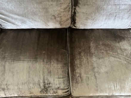 Photo of free large 2 seater brown sofa (Bromley) #3