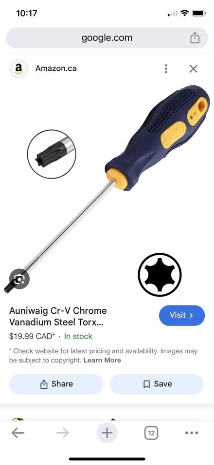 Photo of Star Tip Point Screwdriver (Scarborough Town Centre) #1
