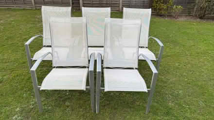 Photo of free 5 Patio Chairs (Barkham RG41) #1