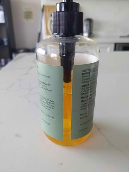 Photo of free Bottle of jojoba oil, half full (San Mateo Knolls) #2