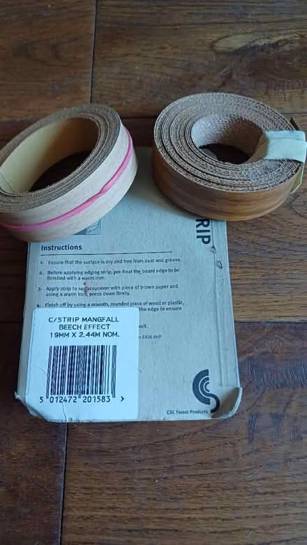 Photo of free 3x Conti edging strip - beech & oak (Brailsford DE6) #2
