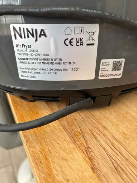 Photo of free Ninja Air Fryer (Single) (Cuxton) #3