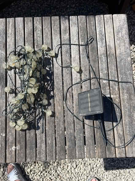 Photo of free Solar garden light string (Burridge SO31) #1