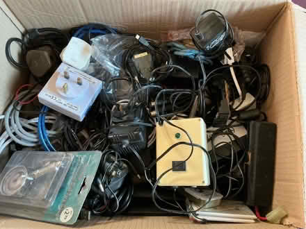 Photo of free Assortment of wires and electrical items (Hadleigh SS7) #1