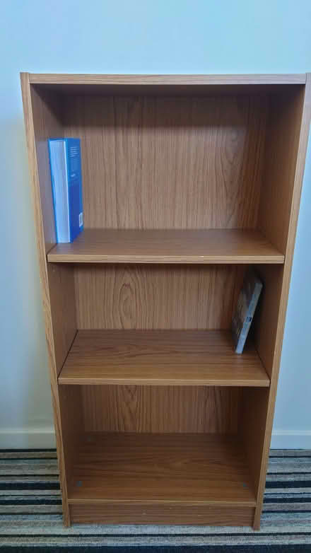 Photo of free Small brown bookshelf (Hutton CM13) #1