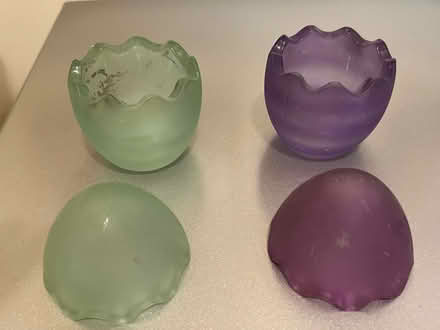 Photo of free Egg shaped votive candleholders (San Jose Burbank Area) #2