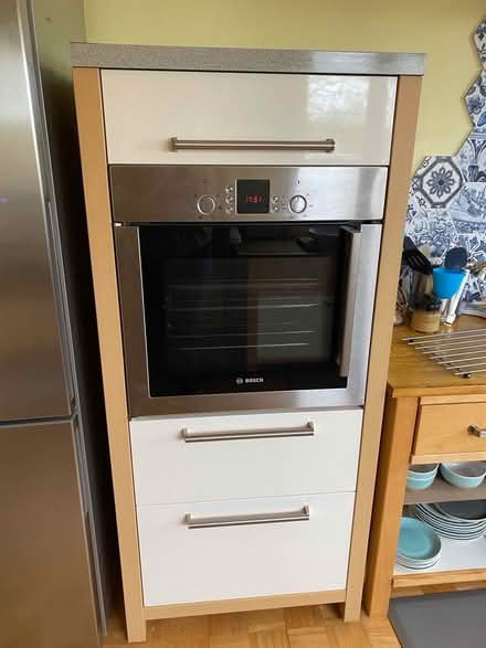 Photo of free Single electric oven with wooden housing (Reymerston NR9) #1
