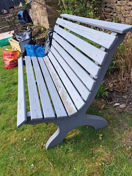 Photo of free Wooden garden bench (Dronfield S18) #2