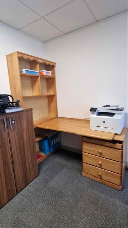Photo of free Desk+shelf, drawer set (KT3) #1