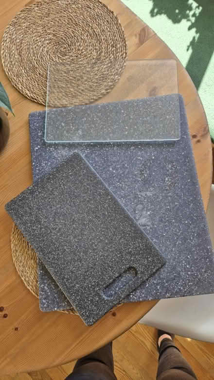 Photo of free Plastic and glass chopping boards (SE16) #1