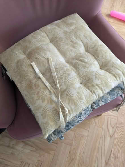 Photo of free Used chair cushions (3) (S40 Brampton) #2