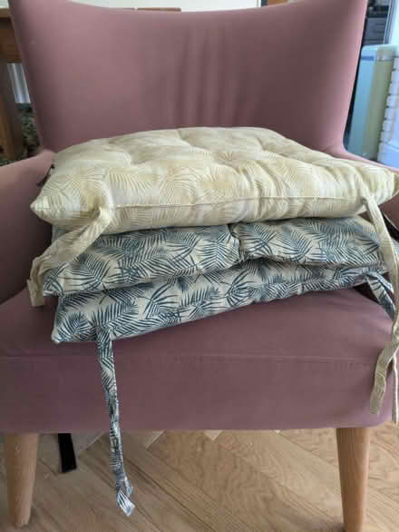 Photo of free Used chair cushions (3) (S40 Brampton) #1