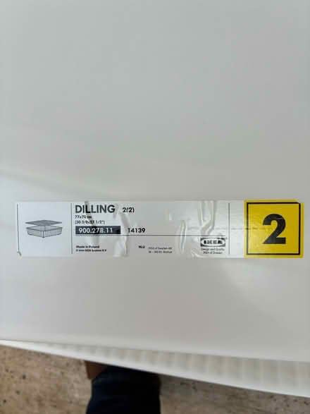 Photo of free Qty 3 IKEA Dilling storage boxes (Heage DE56) #3