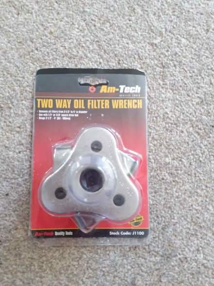 Photo of free Oil filter wrench (Riverdene RG21) #1