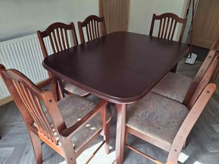 Photo of free Extendable Dinning Table & 6 Chairs (Preston) #4