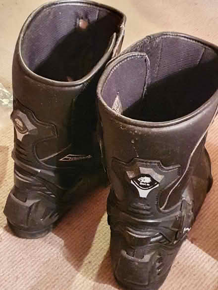 Photo of free Motorcycle boots size 12 (Northolt UB5) #2