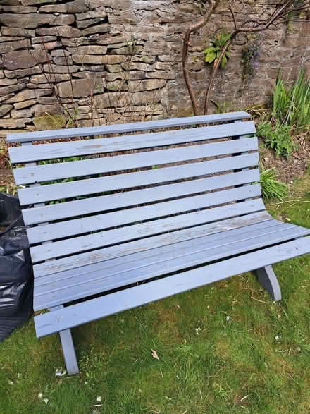 Photo of free Wooden garden bench (Dronfield S18) #1