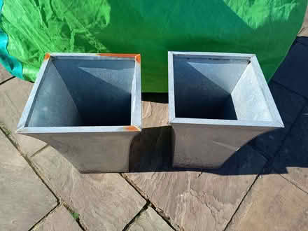 Photo of free 2 metal garden planters (Netherfield, Kendal LA9) #2