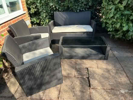 Photo of free Garden furniture 2 armchairs 1 sofa (Onslow Village) #1