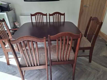 Photo of free Extendable Dinning Table & 6 Chairs (Preston) #1