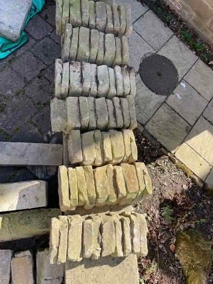 Photo of free Garden wall bricks and topping stones (Horsforth LS18) #3