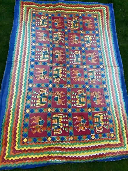Photo of free Colourful Indian bed throw (Benslow SG4) #1