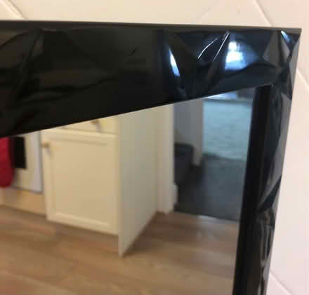 Photo of free Black framed mirror (Warrington WA2) #2
